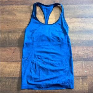 Blue Lululemon Tank top with built in sports bra